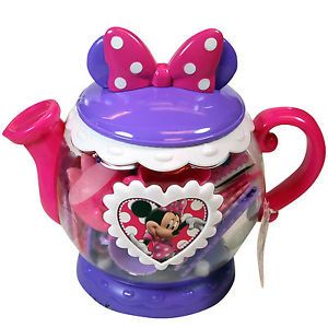 Disney Minnie Mouse Bowtique Girls Pretend Play Teapot Tea Party Supply Set