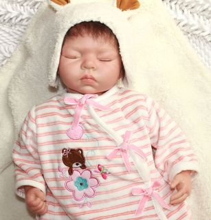 Adorable Reborn Baby Dolls Eyes Closed Lifelike Baby Doll Olivia 20" Reborns