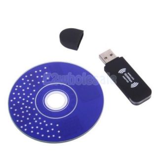 802 11b G USB Wireless WiFi 150Mbps LAN Network Adapter for Laptop PC Notebook
