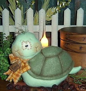 Primitive Turtle Tortoise Garden Doll Ornie Pattern 469