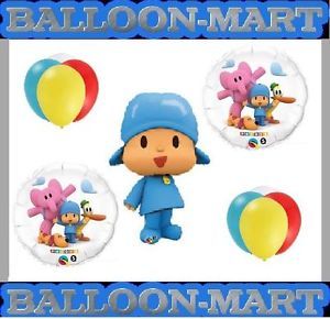 Pocoyo Birthday Supplies Balloon Decorations Age Toddler Party Set Girl Boy Cute