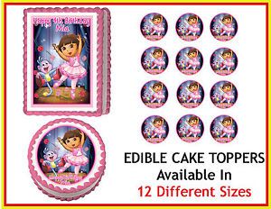 Dora Edible Cake Topper