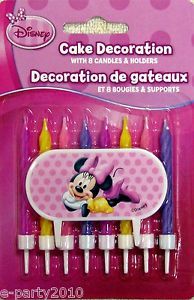 Disney Minnie Mouse Wilton Cake Decoration Set Birthday Party Supplies