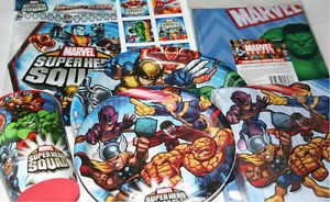 RARE Marvel Heroes Super Hero Squad Party Supplies Limited Quantities