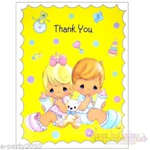 Precious Moments Party Supplies Thank You Cards Baby