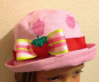 Strawberry Shortcake Hat Costume or Birthday Party Favor