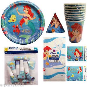 Ariel The Little Mermaid Disney Princess Party Supplies Create Your Set U Pick