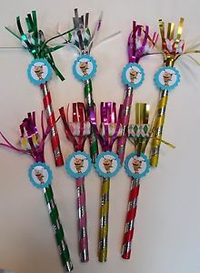 Henry Hugglemonster Inspired Birthday Party Blowouts Set of 8 Favors Supplies