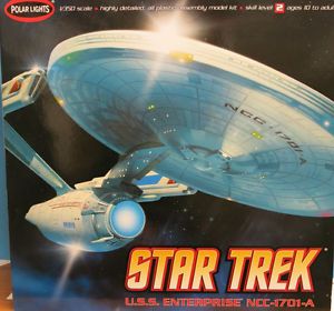 Polar Lights 1 350 Star Trek USS Enterprise A Plastic Model Kit 35" Long