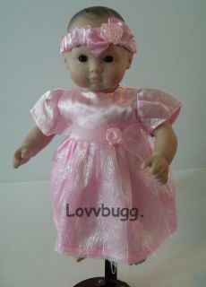 Pink Rose Party Dress Doll Clothes Fits Bitty Baby WOW Selection That Discount