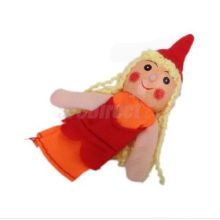 4 Mermaid Clown Finger Puppets Play Learn Toy Baby Dolls Boy Girl Party Gift New