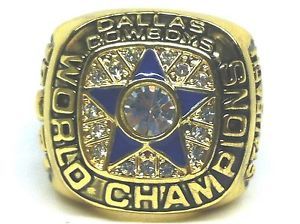 1971 Dallas Cowboys Super Bowl Champions Ring "Staubach" Size 9 5 US Seller