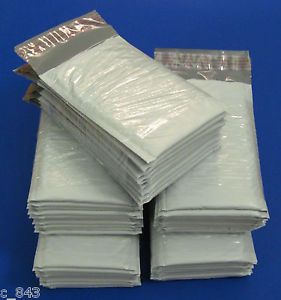 50 000 4x8 Premium Self Seal Poly Bubble Mailers Padded Envelopes