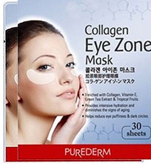 Purederm Eye Patch Collagen Eye Zone Care Mask 2 Packs 60SHEETS Aging Wrinkle