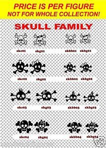 skull family car stickers