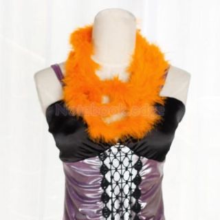 4X 6 Feet Orange Marabou Feather Boa for Wedding Party Costume Ball Decor