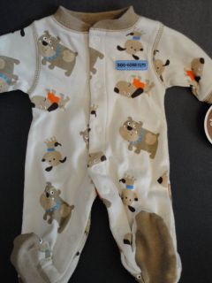 Preemie Boys 1pc Outfit Dog Gone Cute Puppy Clothes New