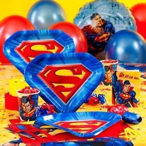 Superman Birthday Party Supplies Plates Cups Napkins Balloons U Choose
