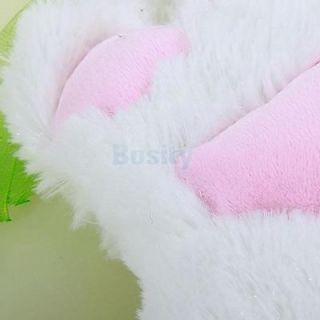 5X 2X White Cat Monster Fur Paw Claw Gloves Party Cosplay