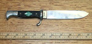 Vintage Rehwappen Solingen Rostfrei Fixed Blade Knife 5" Blade
