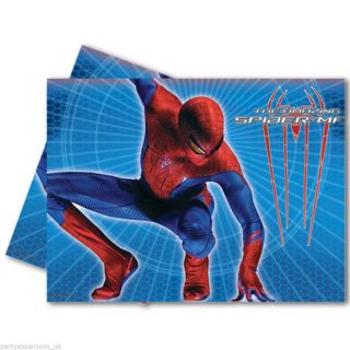 120cmx180cm Marvel The Amazing Spider Man Movie Disposable Plastic Table Cover
