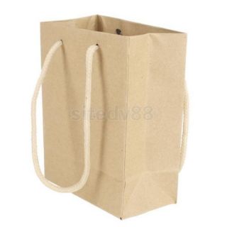 10pcs Brown Craft Paper Candy Food Gift Treat Bag Party Wedding Favor New