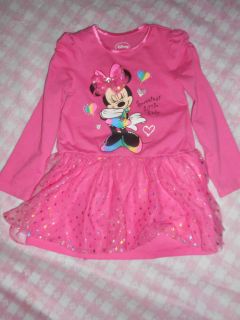 Girls Disney Minnie Mouse Dress Size 4 4T