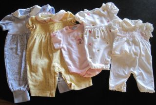 Newborn Preemie Baby Girls Clothes Lot Gymboree Gap