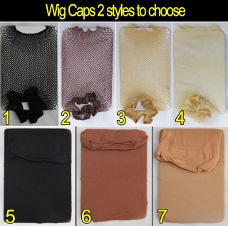 Brand New Wig Cap Control Hair Under Wig Party Soft Stocking or Fishnet Mesh