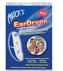 Mack's Ear Dryer Special Needs Swimmers Ear Learn to Swim Ear Plugs Putty New