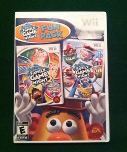 Hasbro Family Game Night Fun Pack Nintendo Wii, 2011