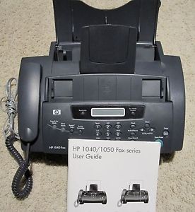 HP 1040 Inkjet Fax Machine Telephone Handset Scanner w User Guide