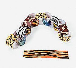 500 Animal Print Paper Chain Garland Christmas Holiday Party Decoration Birthday