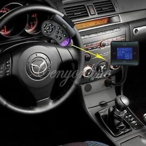 Bluetooth Car Kit FM Transmitter  Player USB SD MMC Steering Wheel Remote