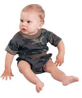 Infant Camo Shirt Camouflage Baby Clothing