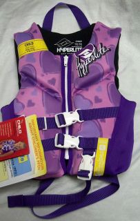 New Child Youth Life Vest Ski Jacket Type III Flotation 30 50 lbs Boy Girl Pink