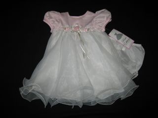 New "Layered Rose" Dress Girls Baby Summer Clothes 6M Boutique RARE Editions