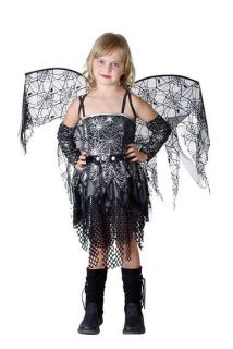 Girls Spider Fairy Halloween Fancy Dress Costume Small