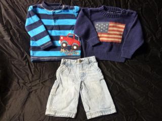 Cute Used Baby Boy Clothes Outfits 3 3 6 Months Winter Spring 23 Piece Lot