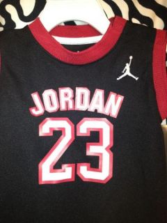 Nike Michael Air Jordan 23 Romper Infant Baby Boy Summer Clothes 12M Months