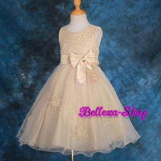 Wedding Flower Girls Party Pageant Dress Size 2T 12