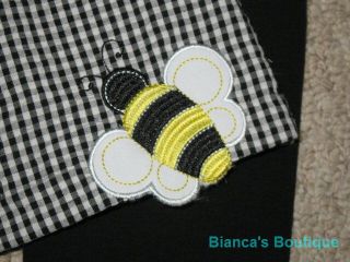 New "Bumble Bee Trio" Capri Pants Girls Clothes 18M Spring Summer Baby Boutique