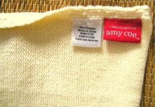 Amy COE Edition Yellow Knit Squares Baby Blanket