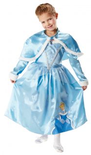 Disney Princess Girls Winter Wonderland Fancy Dress Kids Childrens Costume 3 8 Y