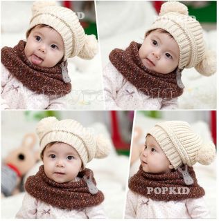 New Beautiful Girls Boys Baby Cotton Toddler Winter Caps Hat 5 Colour Choose