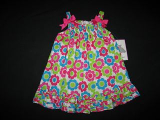 New "Bright Crazy Daisy" Dress Girls Clothes 12M Spring Summer Easter Baby 1 PC