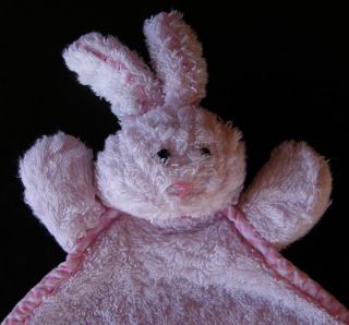  pottery Barn Kids Pbk Pink Bunny Rabbit Lovey Blanket