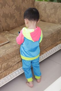 2pc New Baby Kids Outerwear Long Pants Set Clothes "Fish" Size 0 36months