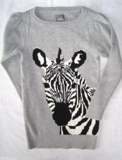 Baby Gap Bleecker Zebra Sweater Dress 18 24 3 4 5