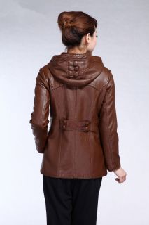 2013 Women Leather Jacket New Fashion Leather Jackets Plus Size 4XL 6XL Black